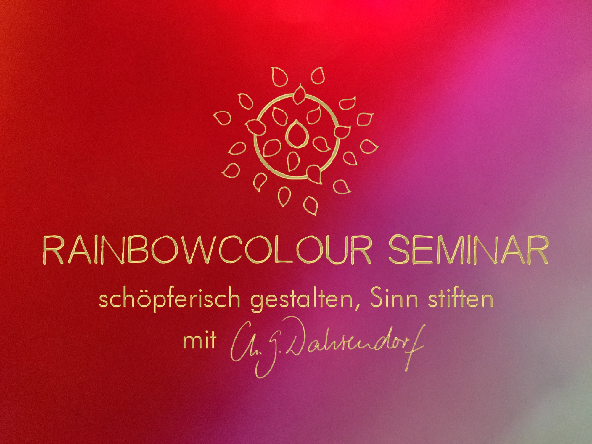 Rainbowcolour Seminar mit Christine Dahrendorf